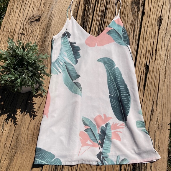 Floral, Beachy Slip Dress - Picture 1 of 3